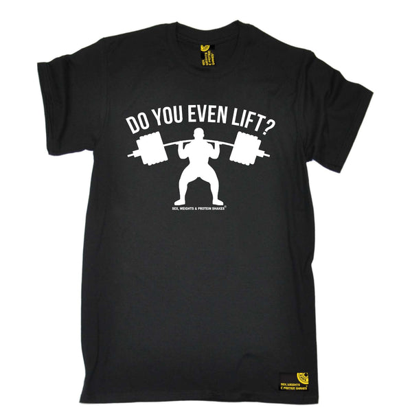 Sex Weights and Protein Shakes Gym Bodybuilding Tee - Do You Even Lift - Mens T-Shirt