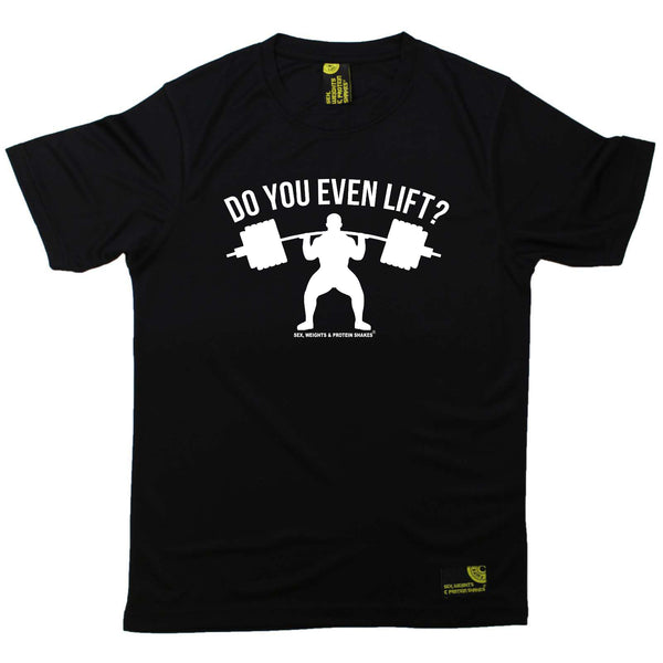 Sex Weights and Protein Shakes Gym Bodybuilding Tee - Do You Even Lift - Dry Fit Performance T-Shirt