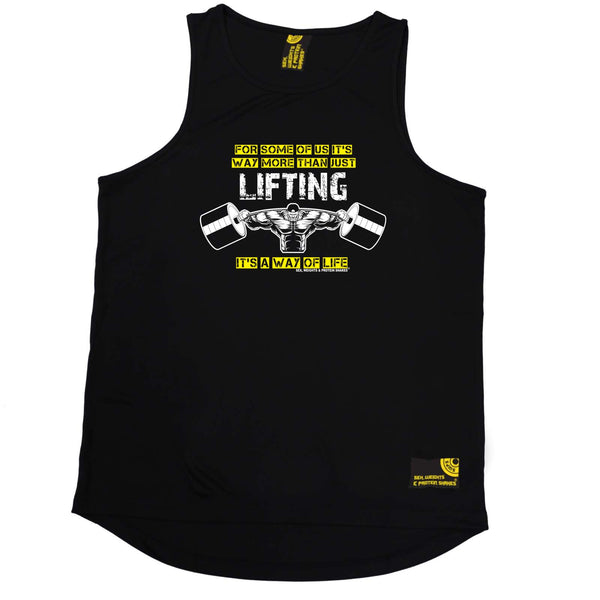 Sex Weights and Protein Shakes Gym Bodybuilding Vest - For Some Of Us Its Way More Than - Dry Fit Performance Vest Singlet