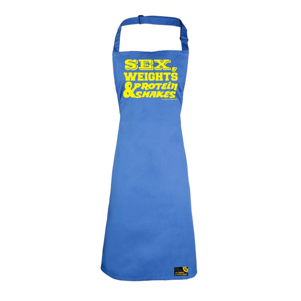 Sex Weights and Protein Shakes Gym Bodybuilding Vest - D1 Yellow Sex Weights Protein Shakes - Bella Singlet Top