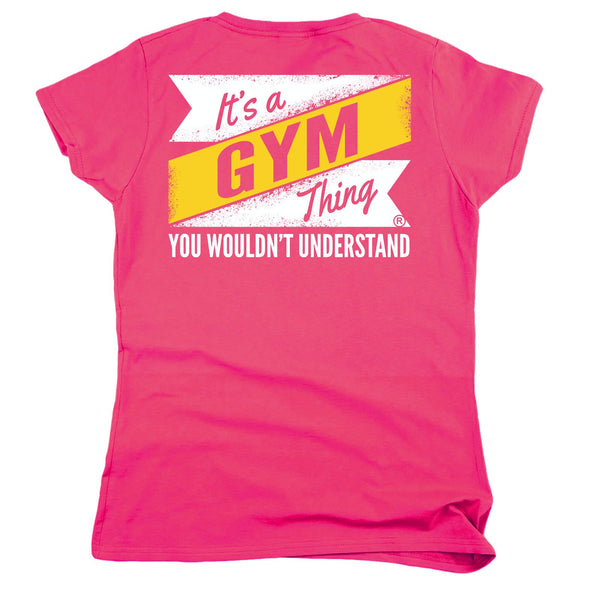 FB Sex Weights and Protein Shakes Gym Bodybuilding Tee - Its A Gym Thing -  Womens Fitted Cotton T-Shirt Top T Shirt