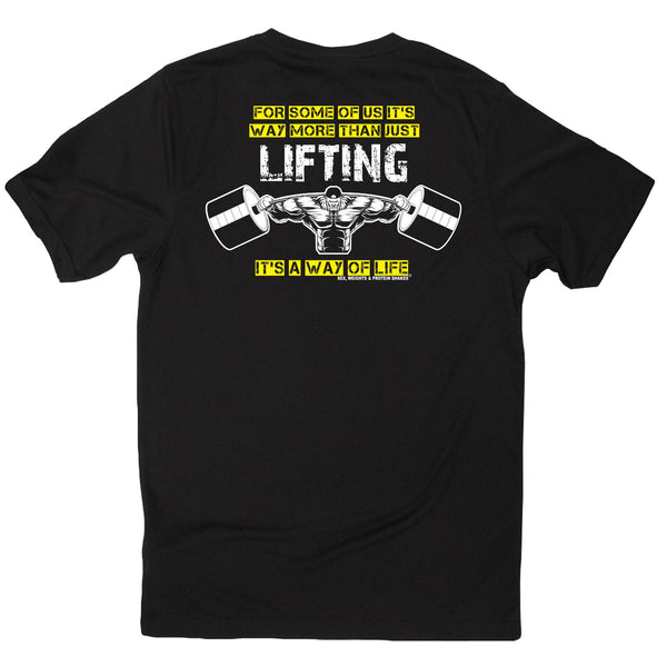 FB Sex Weights and Protein Shakes Gym Bodybuilding Tee - Lifting Way Of Life - Dry Fit Performance T-Shirt