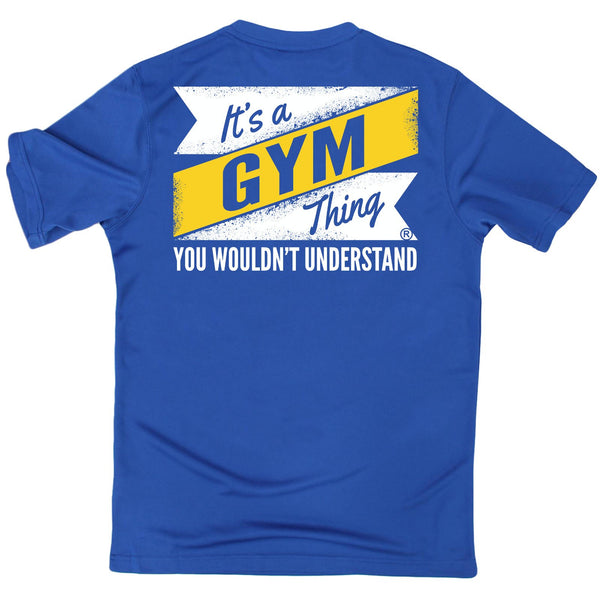 FB Sex Weights and Protein Shakes Gym Bodybuilding Tee - Its A Gym Thing - Dry Fit Performance T-Shirt