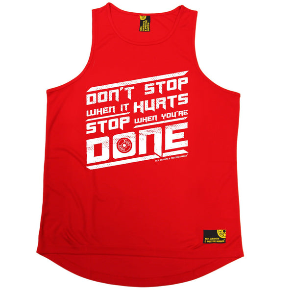 Don't Stop When It Hurts Stop When You're Done Performance Training Cool Vest