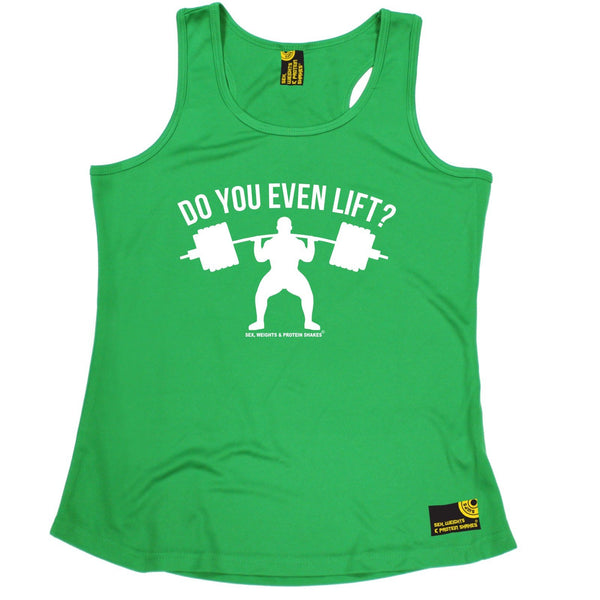 SWPS Do You Even Lift Sex Weights And Protein Shakes Gym Girlie Training Vest