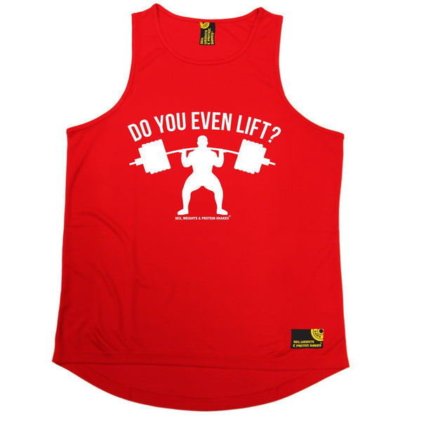 SWPS Do You Even Lift Sex Weights And Protein Shakes Gym Men's Training Vest