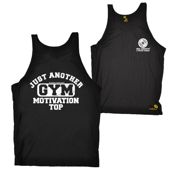 FB Sex Weights and Protein Shakes Gym Bodybuilding Vest - Just Another Gym Motivational Top - Bella Singlet Top