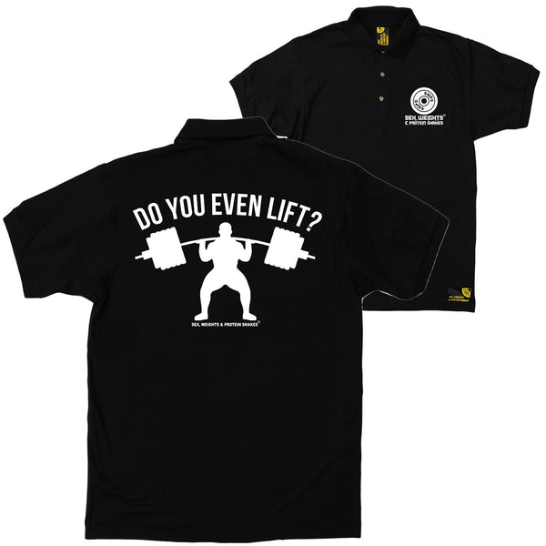 FB Sex Weights and Protein Shakes Gym Bodybuilding Polo Shirt - Do You Even Lift - Polo T-Shirt
