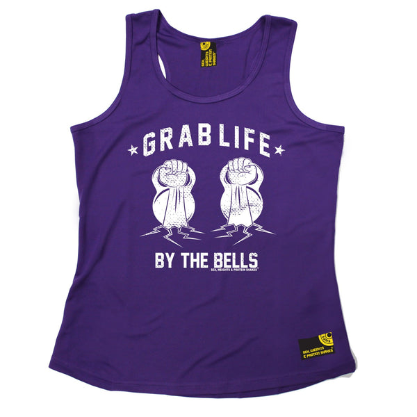 Grab Life By The Bells Girlie Performance Training Cool Vest