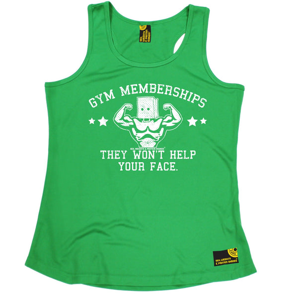 Gym Memberships They Won't Help Your Face Girlie Performance Training Cool Vest