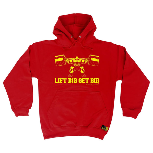 Sex Weights and Protein Shakes Lift Big Get Big Sex Weights And Protein Shakes Gym Hoodie