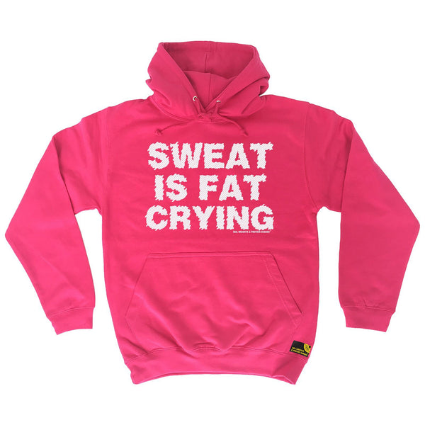 Sex Weights and Protein Shakes Sweat Is Fat Crying Sex Weights And Protein Shakes Gym Hoodie