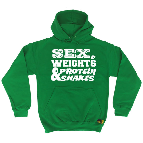 Sex Weights and Protein Shakes Sex Weights & Protein Shakes D1 Gym Hoodie