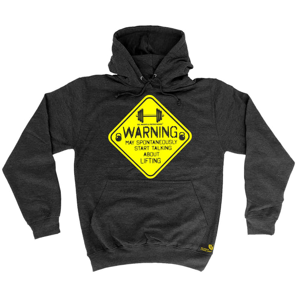 Sex Weights and Protein Shakes GYM Training Body Building -   Warning May Spontaneously ... Lifting - HOODIE - SWPS Fitness Gifts