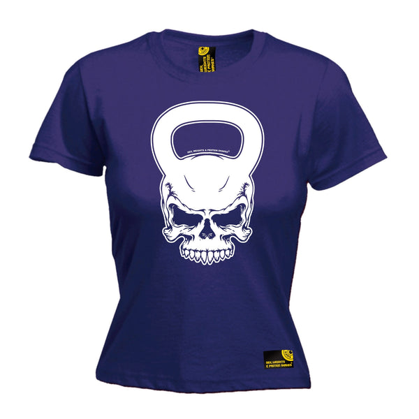KettleBell Skull Women's Fitted T-Shirt