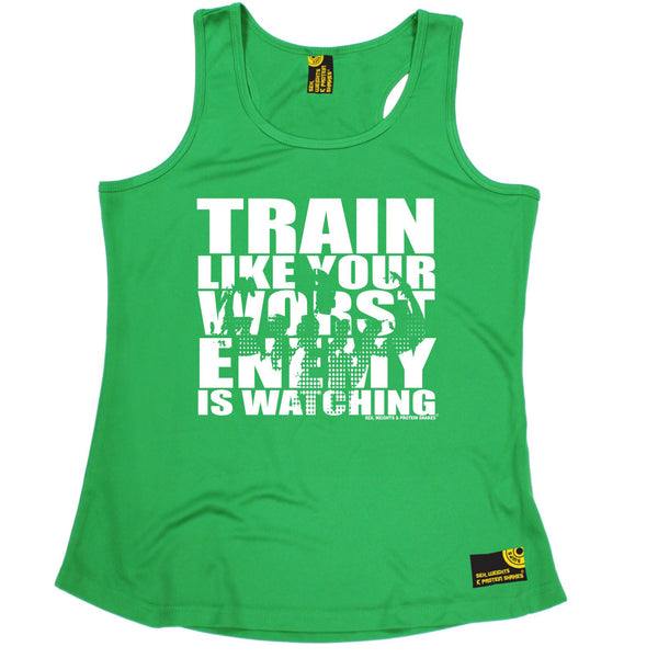 Train Like Your Worst Enemy Is Watching Girlie Performance Training Cool Vest
