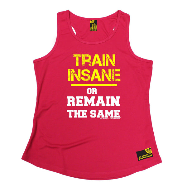 Train Insane Or Remain The Same Girlie Performance Training Cool Vest