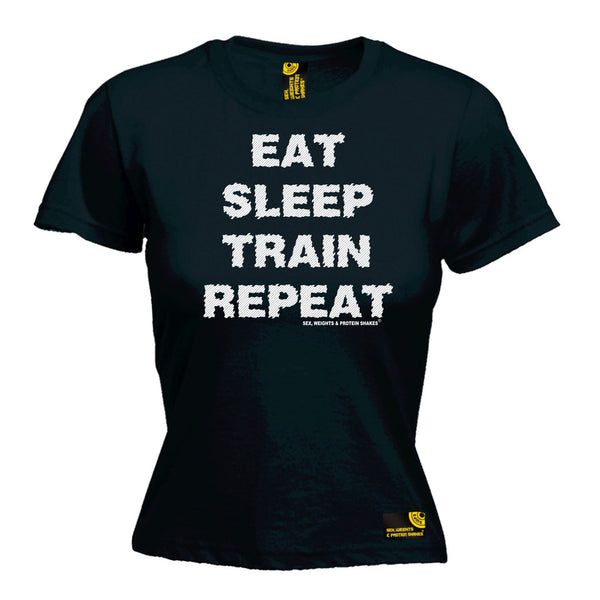 Eat Sleep Train Repeat Women's Fitted T-Shirt
