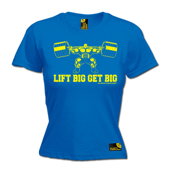Lift Big Get Big Women's Fitted T-Shirt