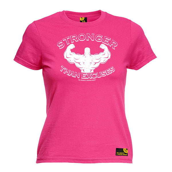 Stronger Than Excuses Women's Fitted T-Shirt