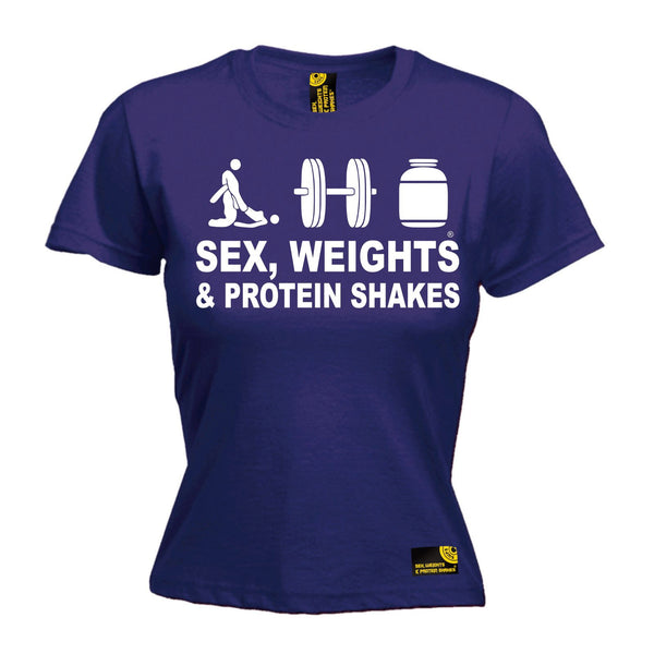 Sex Weights and Protein Shakes Women's Sex Weights & Protein Shakes D3 Gym T-Shirt