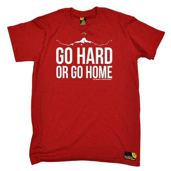 SWPS Men's Go Hard Or Go Home Sex Weights And Protein Shakes Gym T-Shirt