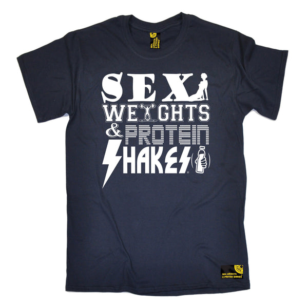 Sex Weights & Protein Shakes ... D2 T-Shirt