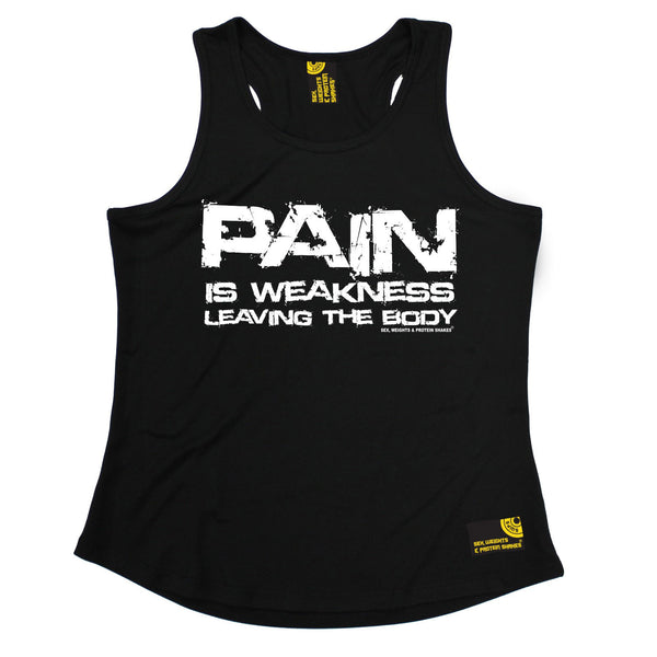 Pain Is Weakness Leaving The Body Girlie Performance Training Cool Vest