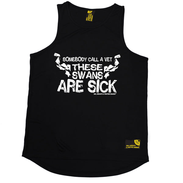 Somebody Call A Vet These Swans Are Sick Performance Training Cool Vest