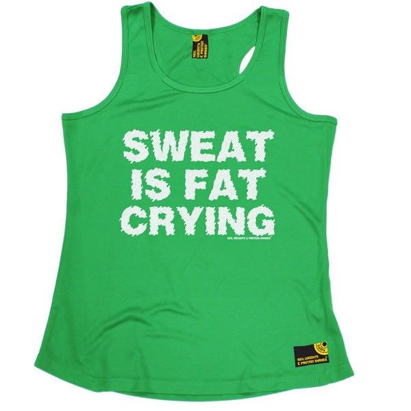 Sweat Is Fat Crying Girlie Performance Training Cool Vest