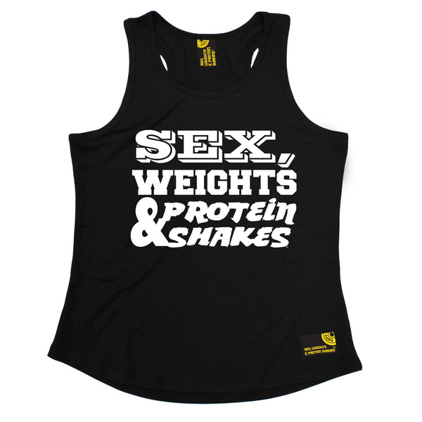 Sex Weights & Protein Shakes Girlie Performance Training Cool Vest