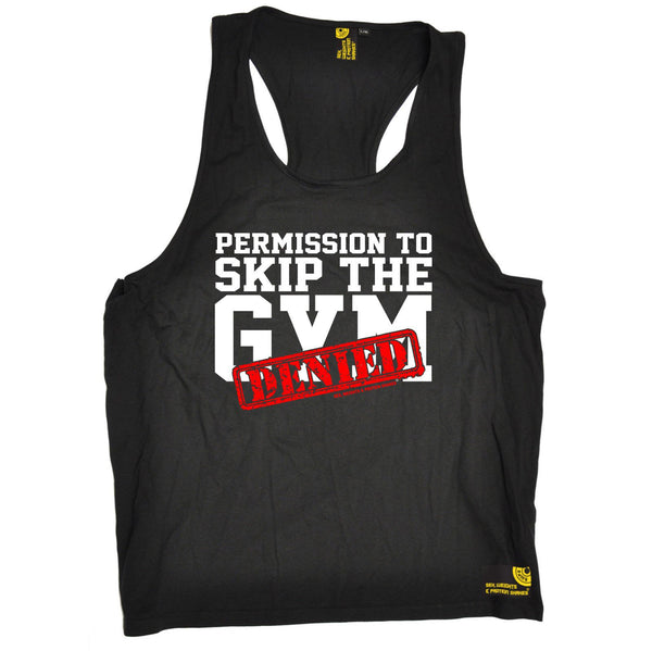 SWPS Permission To Skip The Gym Denied Sex Weights And Protein Shakes Men's Tank Top