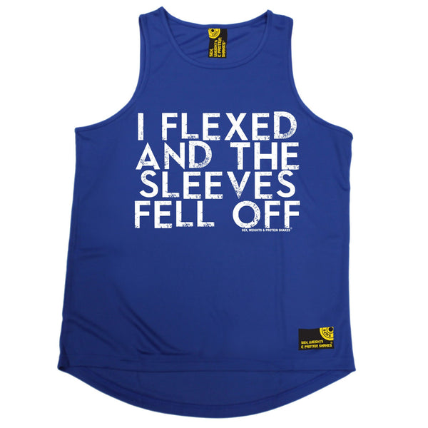 I Flexed And The Sleeves Fell Off Performance Training Cool Vest