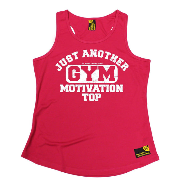 SWPS Just Another Gym Motivation Top Sex Weights And Protein Shakes Girlie Training Vest