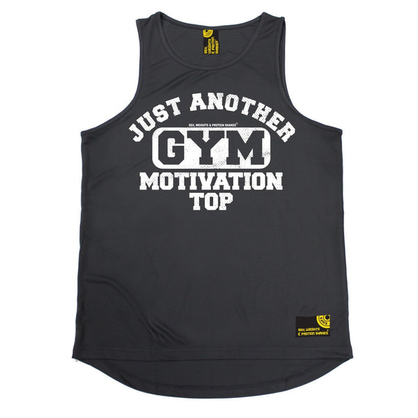SWPS Just Another Gym Motivation Top Sex Weights And Protein Shakes Men's Training Vest