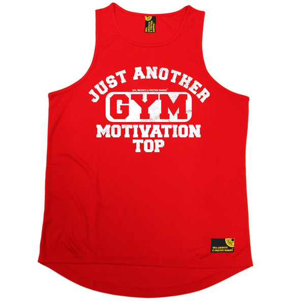 SWPS Just Another Gym Motivation Top Sex Weights And Protein Shakes Men's Training Vest