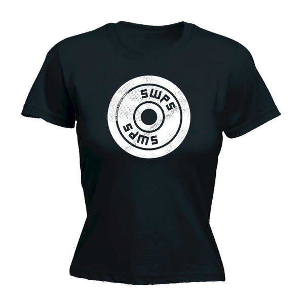 123t SWPS Women's SWPS SWPS ... WEIGHT PLATE DESIGN - FITTED T-SHIRT