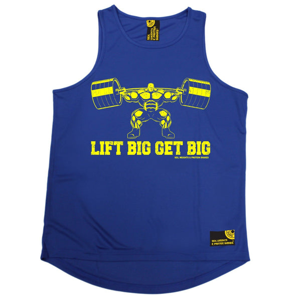 SWPS Lift Big Get Big Sex Weights And Protein Shakes Gym Men's Training Vest