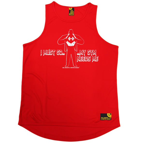 I Must Go ... My Gym Needs Me Performance Training Cool Vest
