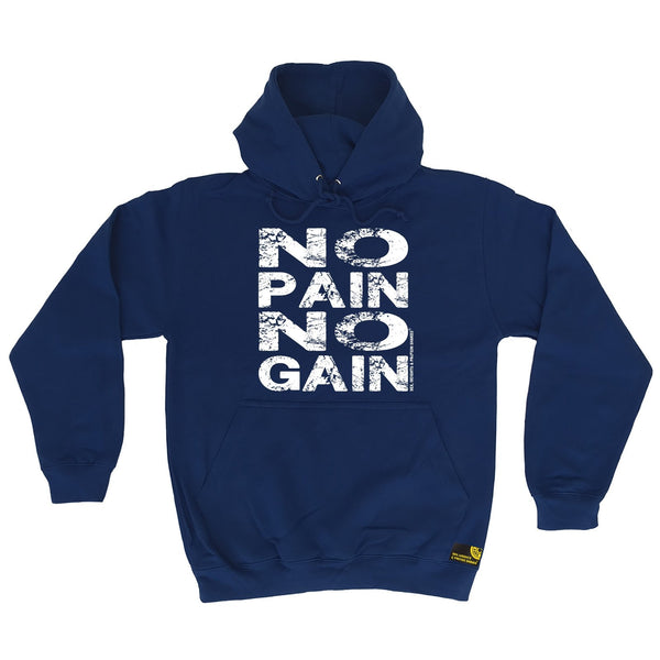 Sex Weights and Protein Shakes No Pain No Gain Sex Weights And Protein Shakes Gym Hoodie