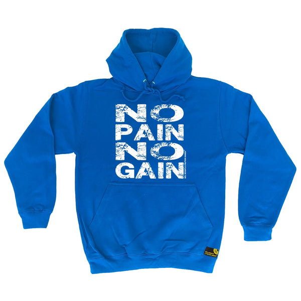 Sex Weights and Protein Shakes No Pain No Gain Sex Weights And Protein Shakes Gym Hoodie