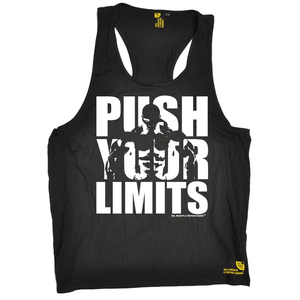 SWPS Push Your Limits Sex Weights And Protein Shakes Gym Men's Tank Top