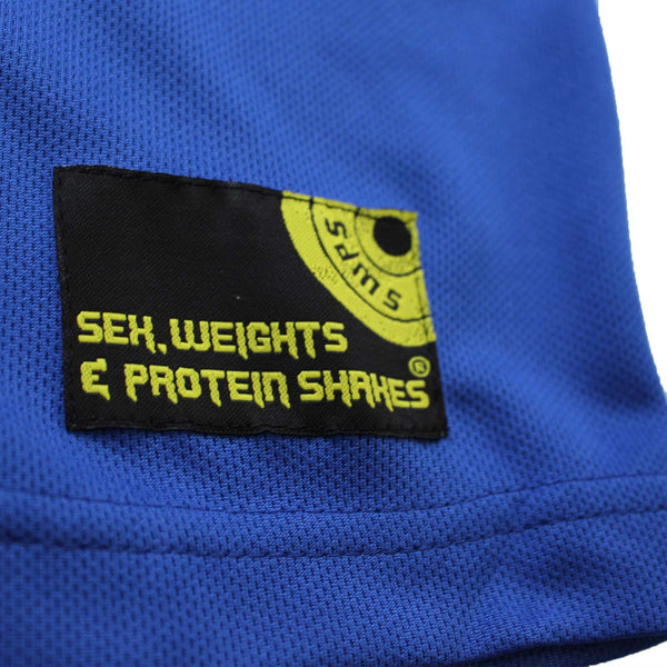 Sex Weights and Protein Shakes Gym Bodybuilding Tee - Id Flex But I Like This Shirt - Dry Fit Performance T-Shirt