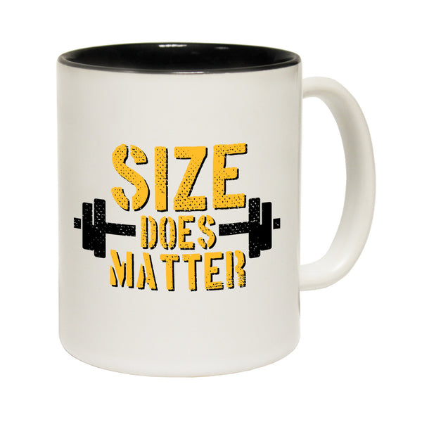 Size Does Matter Ceramic Slogan Cup