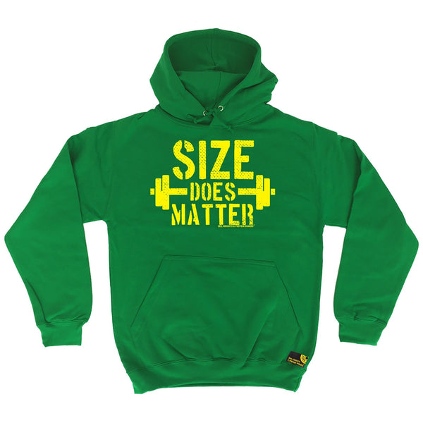 Sex Weights and Protein Shakes Size Does Matter Sex Weights And Protein Shakes Gym Hoodie
