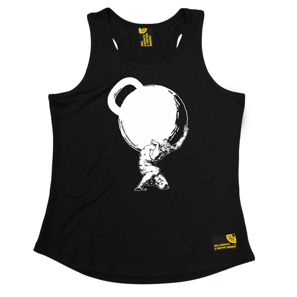 SWPS Greek God Atlas Kettlebell Sex Weights And Protein Shakes Gym Girlie Training Vest