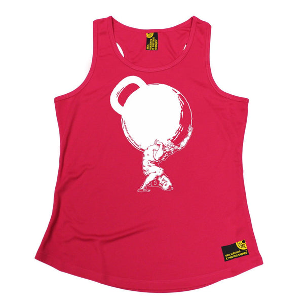 SWPS Greek God Atlas Kettlebell Sex Weights And Protein Shakes Gym Girlie Training Vest
