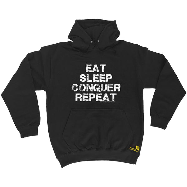 Sex Weights and Protein Shakes - Eat Sleep Conqure Repat Sex Weights and Protein Shakes - Gym HOODIE