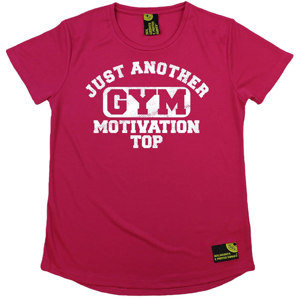 Women's SWPS - Just Another Gym Motivation Top - Dry Fit Breathable Sports R NECK T-SHIRT
