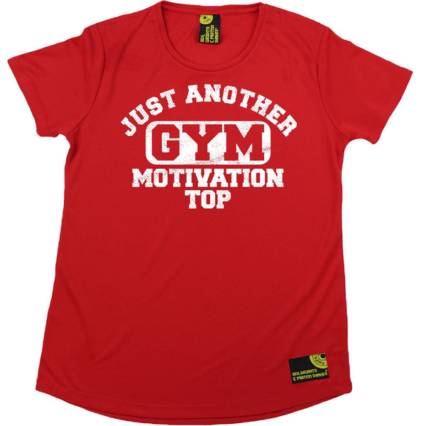 Women's SWPS - Just Another Gym Motivation Top - Dry Fit Breathable Sports R NECK T-SHIRT